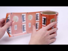 YC 50 micron Custom Printed Plastic Bags / Cold Seal Plastic Packaging Film With Glue