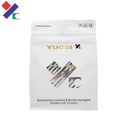 130 Micron Child Resistant Zipper Bags resealable three side seal