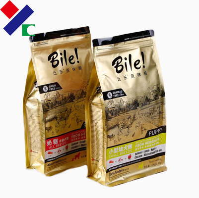 500 Gram Side Gusset Bags Customized Size For Dog Cat Food Packaging