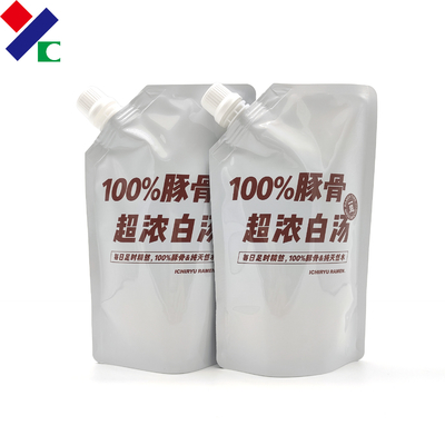 Plastic Spout Pouch Packaging Eco Friendly Multi Colors 60cm Width 30mm