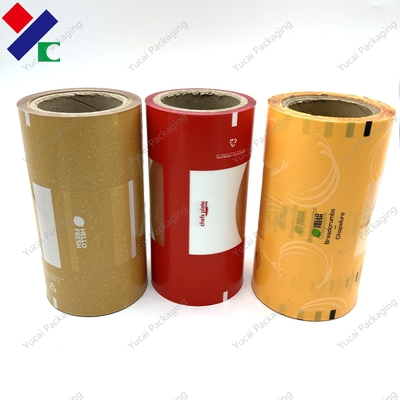 FDA 100um Plastic Laminated Film Roll Packaging Food Grade