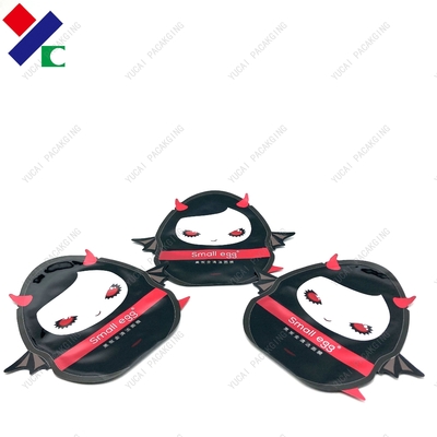 SGS Certificated Angel Shaped Mask Bag Packaging Shiny Printing Soft Touch Material