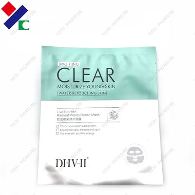 SGS 3 Side Seal Pouch Easy Tear Custom Logo Plastic Mask Packaging Bags