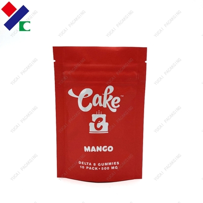 Custom Printing Plastic Snack Food Pouch Fruit Cake Packaging