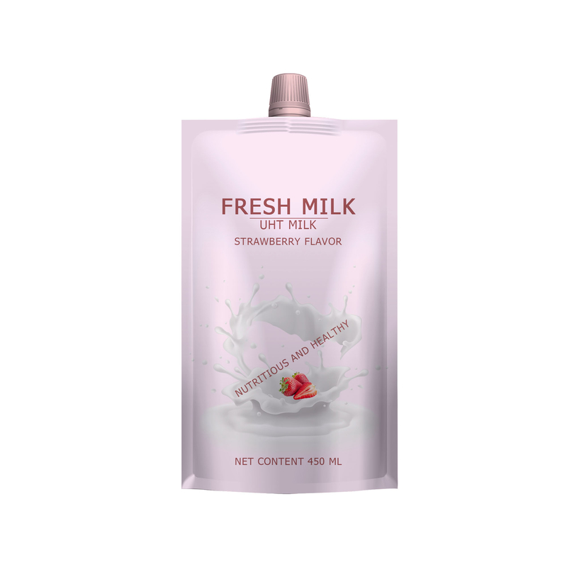 Drinking Silver Biodegradable Packaging Bags Recyclable 200ml Retort 10ml 30ml  Water Spout Pouch