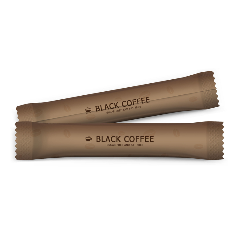 1000m Plastic Food Wrap Film Brown White Sugar Custom Printing Packaging